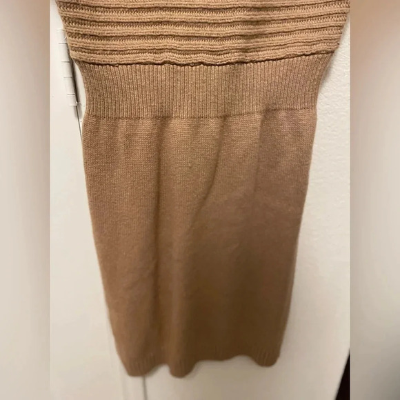 Ann Taylor loft tan wool blend sweater dress size M - Picture 6 of 6